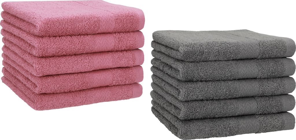 Betz 10 Stück Gästetücher 30x50 cm PREMIUM 100% Baumwolle Produktbild 