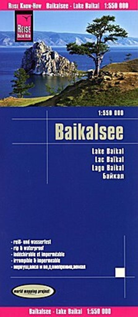 Reise Know-How Landkarte Baikalsee / Lake Baikal 1:550.000