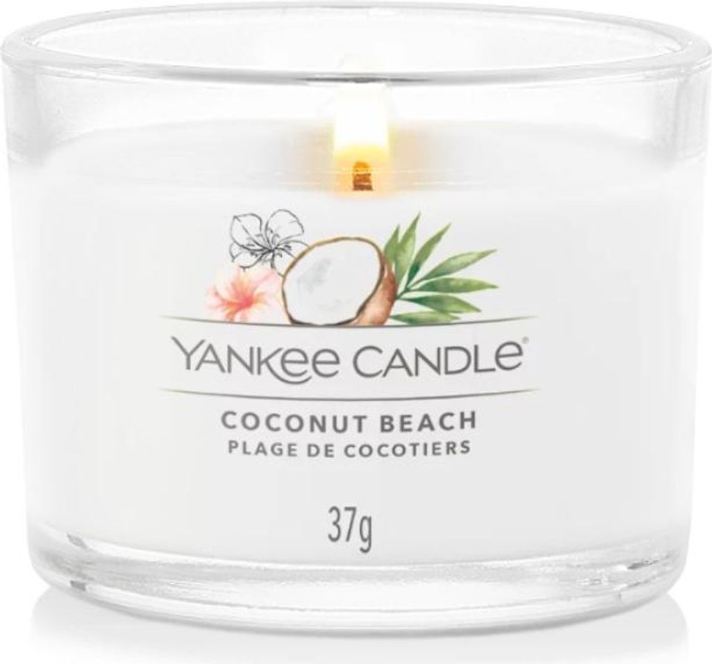 Yankee Candle Coconut Beach Votivkerze 37 g