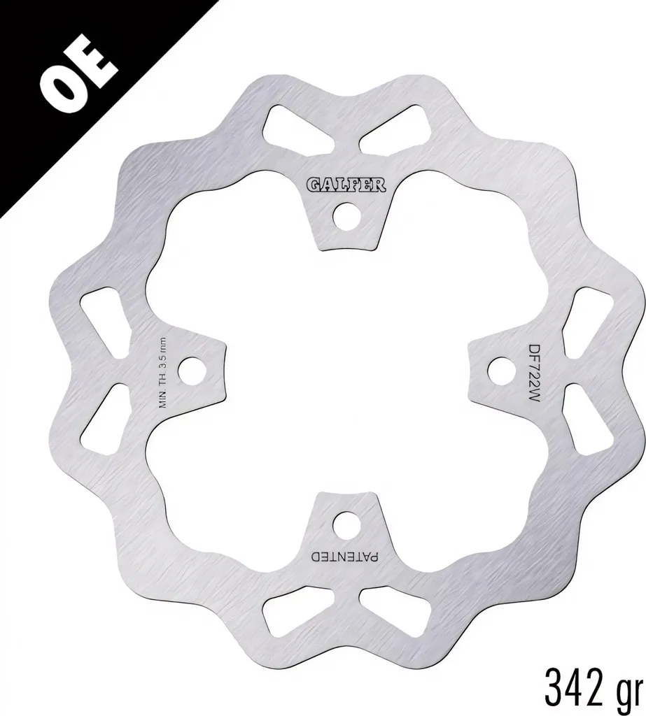 Kit 2 disques de frein Galfer DF722W WAVE® pour Polaris Sportsman RZR