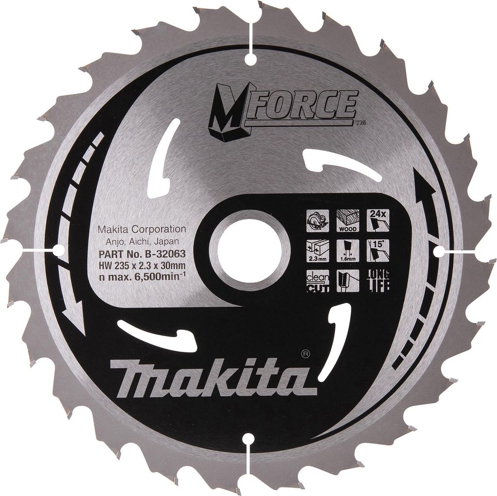 Makita Lame de scie circulaire carbure M-Force TCT T.C.T. - Image du produit 