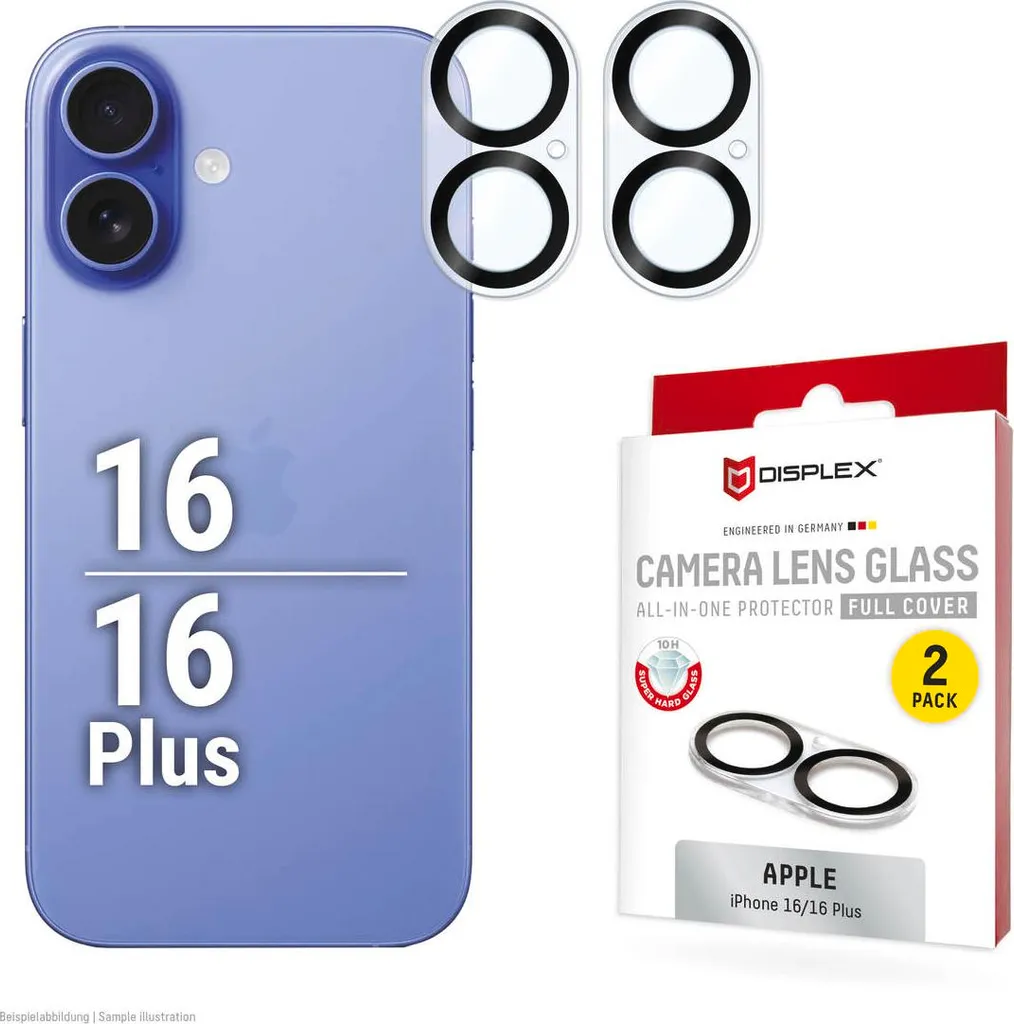 Vetro Protezione Fotocamera Displex CamGlass | Resistenza 10H Ultra