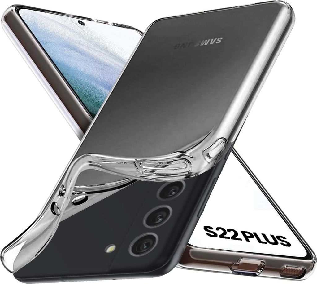 Hülle für Samsung Galaxy S22 PLUS 5G - Transparent Handyhülle Kratzfest Schutzhülle Ultra Dünn Phonillico