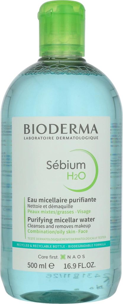 Bioderma Sebium H2O Micellar Water, Frauen, 500 ml, Jeder Produktbild 
