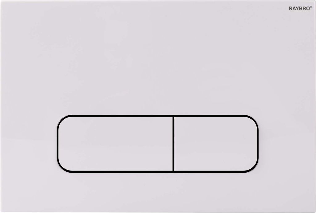 RAYBRO Betätigungsplatte MOCHA 15 Weiß für Geberit Spülkästen UP320, UP100, JomoTech, REZI Systems