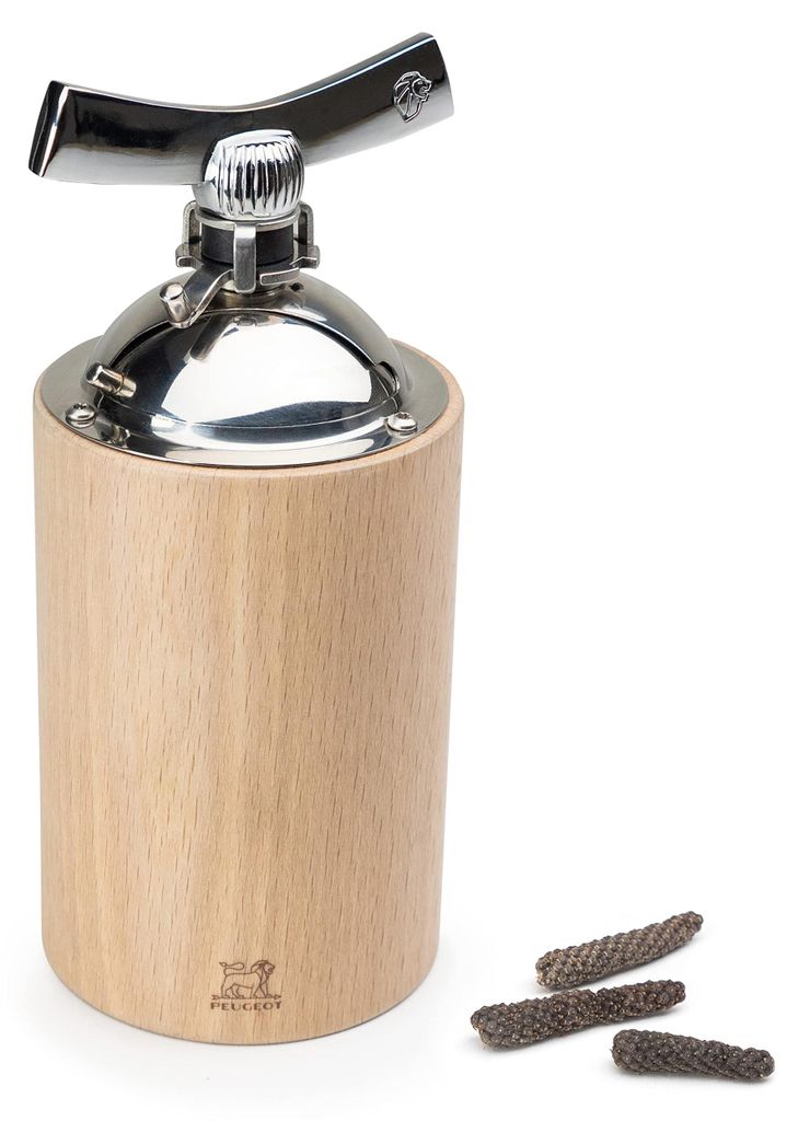 Moulin à poivre allongé Peugeot Saveurs Isen en bois de Image du produit 