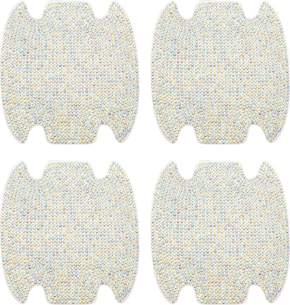 Universeller Autotürgriff-Schutzfilm Reflektierende Aufkleber gegen Kratzer, Multicolor 4 Stück
