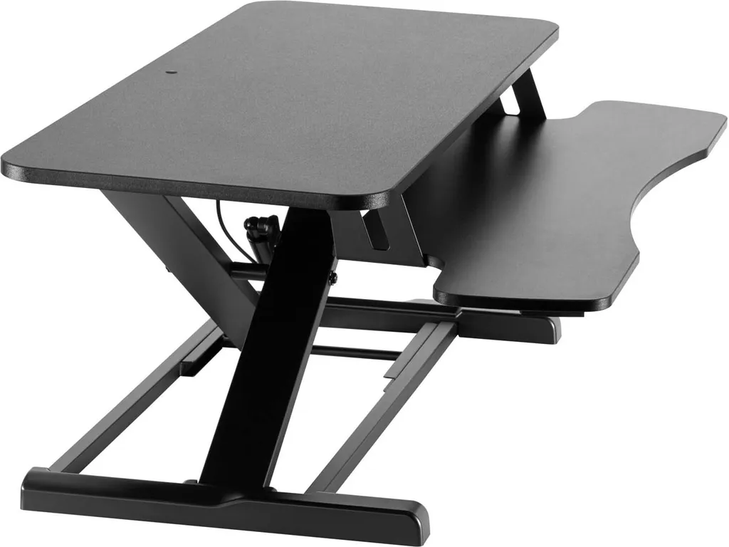 Station de Travail Réglable 95cm Toboli avec Support Clavier Ergonomique