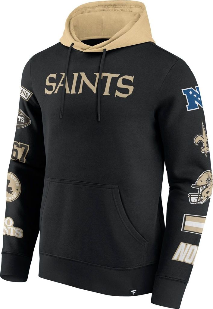 New Orleans Saints Patched Out Fleece Hoodie
