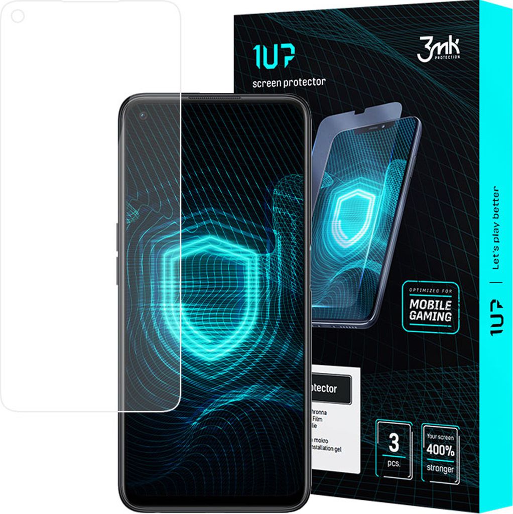 3mk Display Schutzfolie 1UP für Oppo A96 4G transparent Gaming (3 Stück)