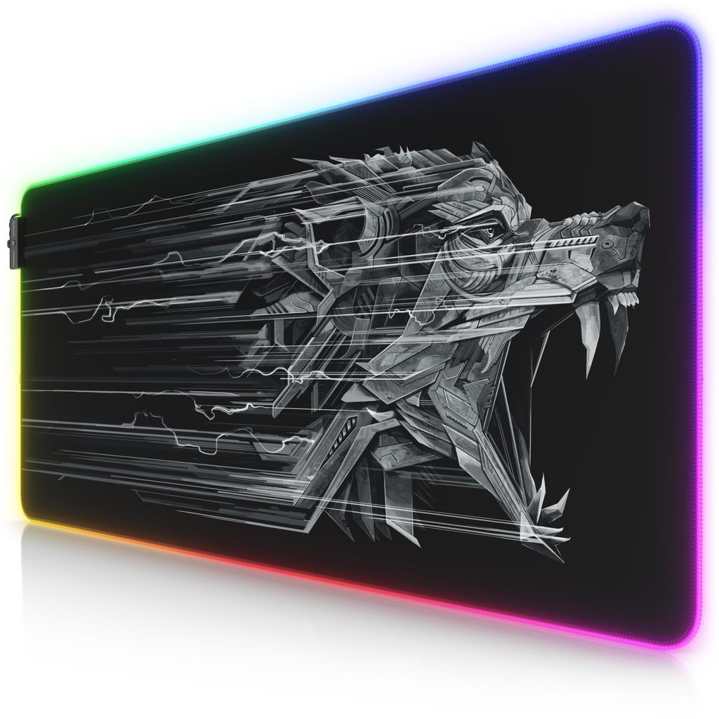 Alfombrilla para ratón de gaming Titanwolf RGB, tamaño XL Imagen del producto 