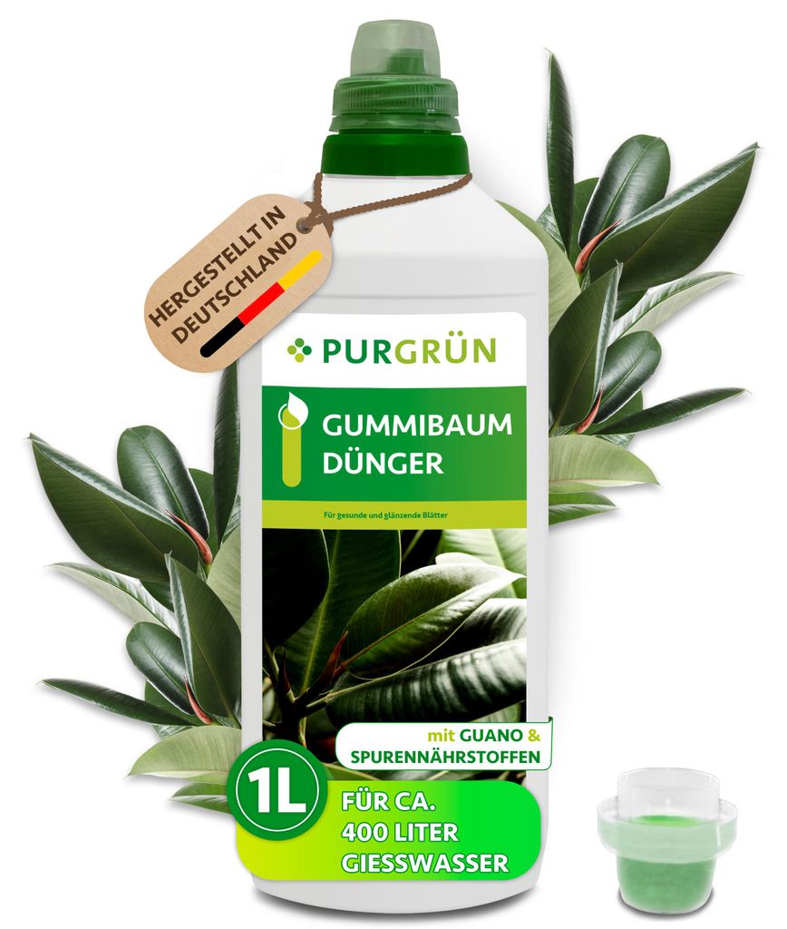 Purgrün Gummibaum-Dünger 1 Liter Produktbild 