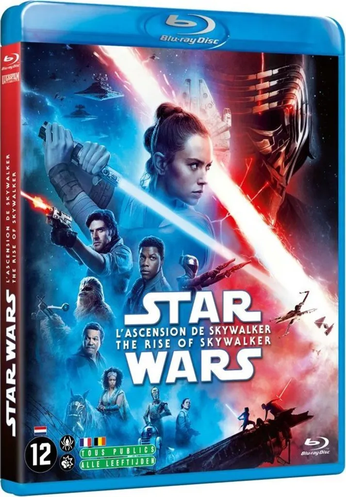 Star Wars L'Ascension de Skywalker Blu-Ray pour Soirée Cinéma en Famille