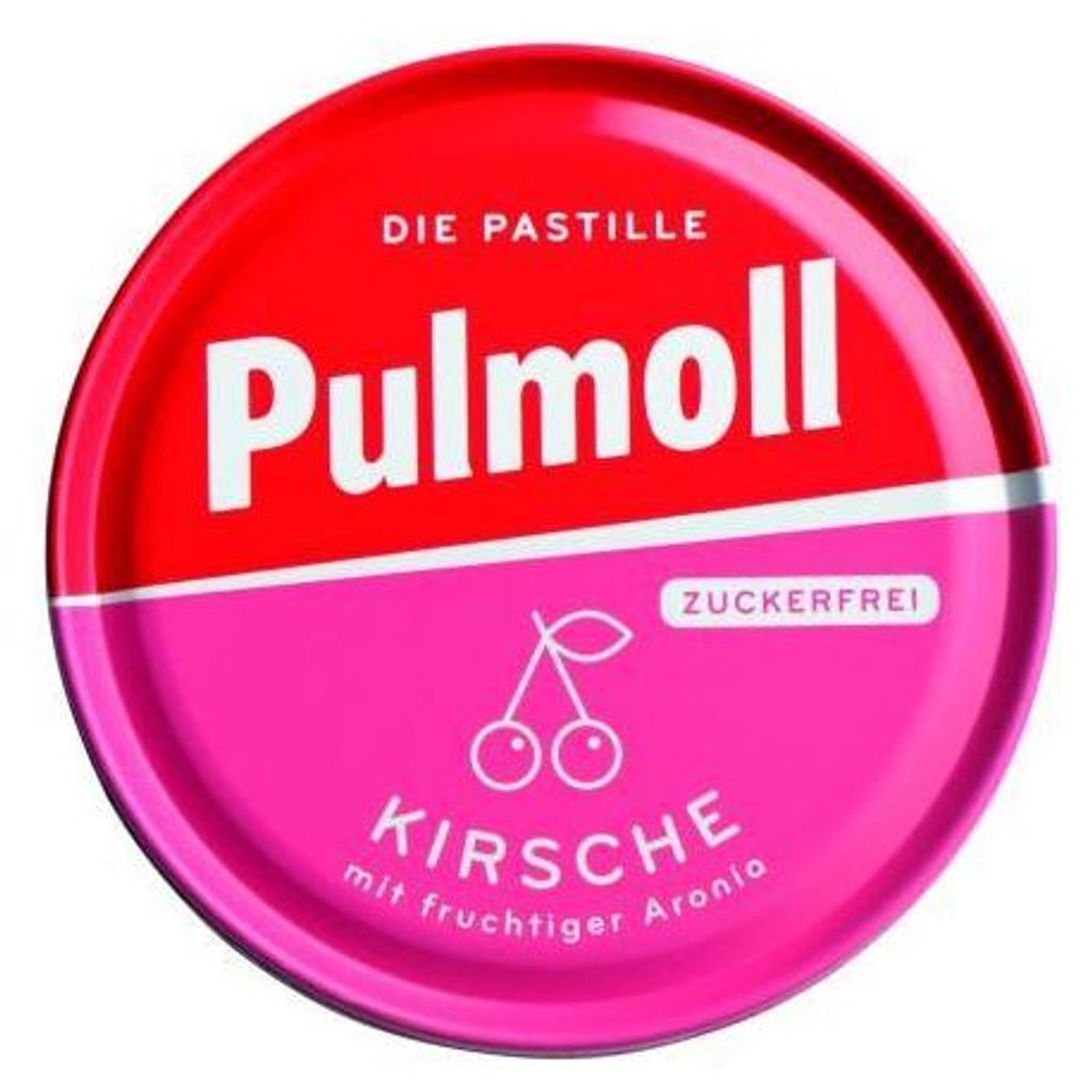 Caramelle Pulmoll alla ciliegia senza zucchero 50 g Immagine del prodotto 