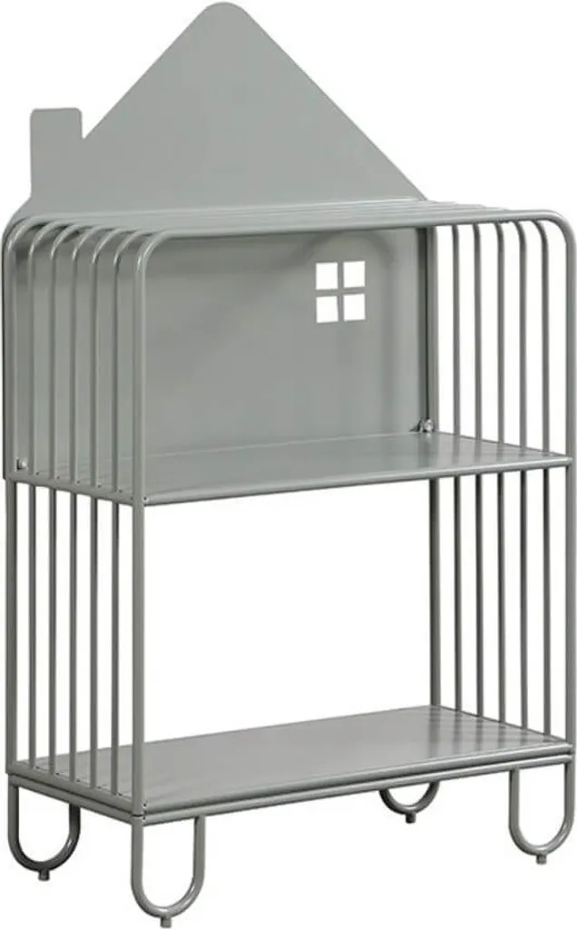 Étagère Enfants TODO Stable et Anti-rayure avec 2 Boîtes Vert Sauge