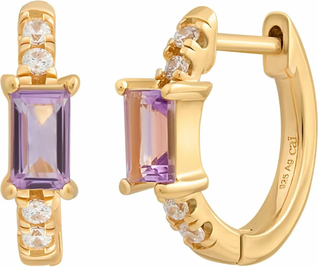 Orecchini Punto Luce Donna: Regalo Prezioso in Oro Bianco e Cristalli