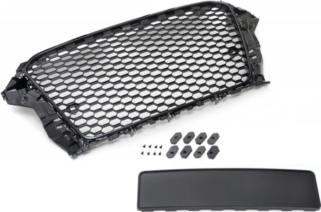 Calandre Sport Audi A3 8V : Personnalisation et Look Nid d'Abeille Noir