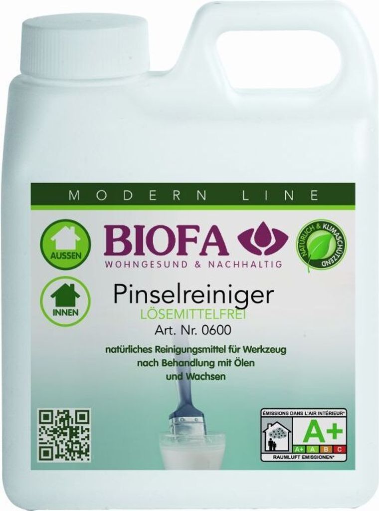 Biofa Pinselreiniger, lösemittelfrei (1 Liter) Produktbild 