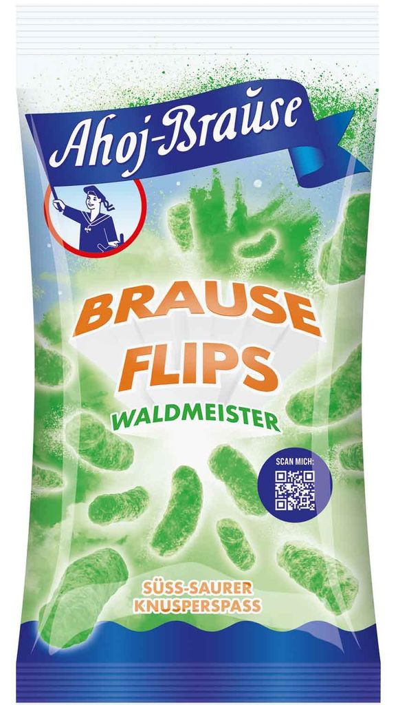 Ahoj-Brause Brause Flips Waldmeister 60g Produktbild 
