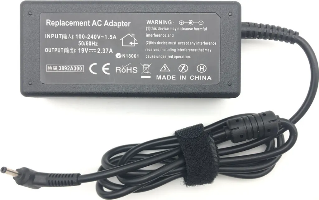 Caricabatterie Acer 19V 2.37A 45W KP.04501.017 Adattatore AC Originale