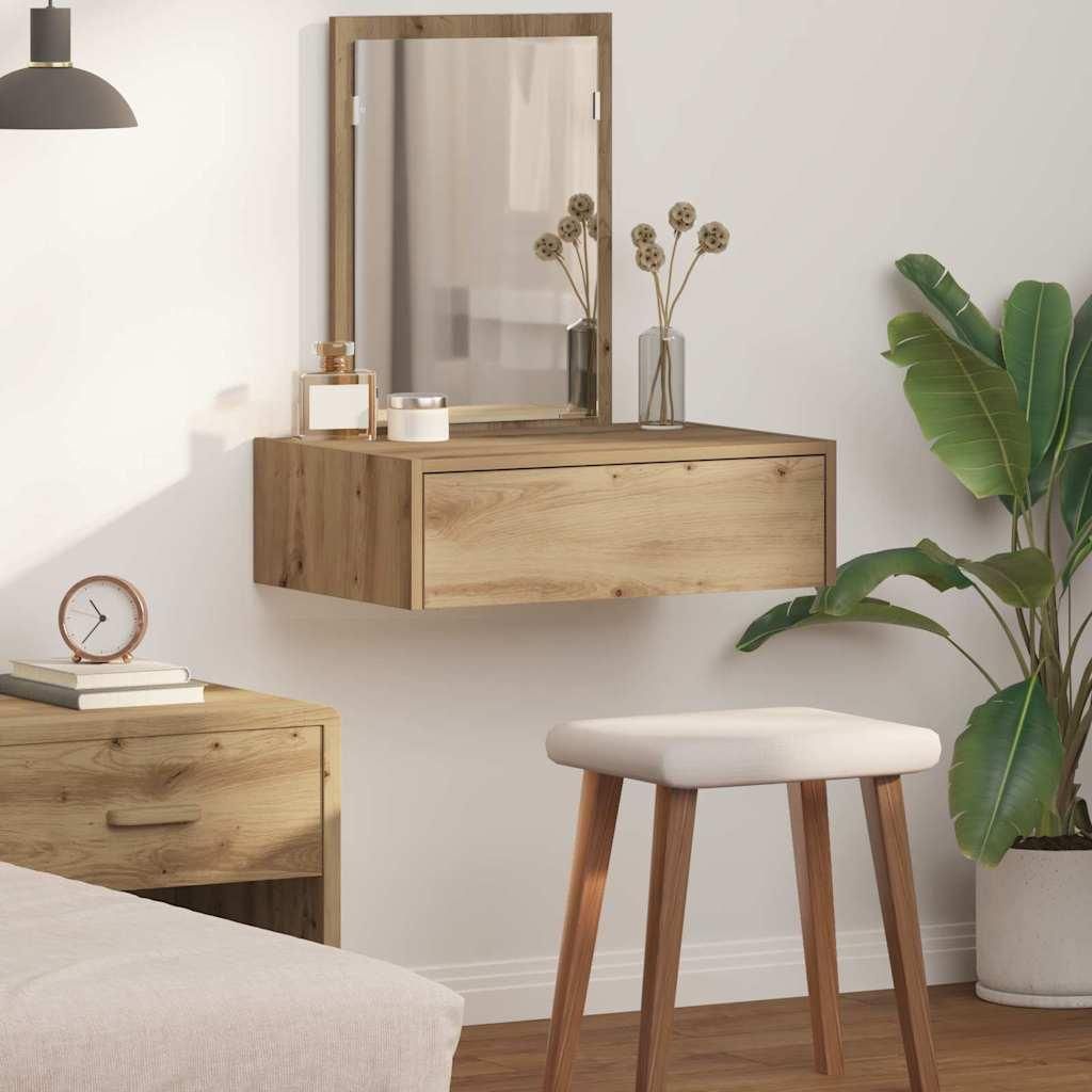 "2026 MODERNE"Schminktisch - modernes Design - Kosmetiktisch/Frisiertisch mit Schubladen Braun 60x40x70cm Holzwerkstoff Promotion325874 - Schminkti...