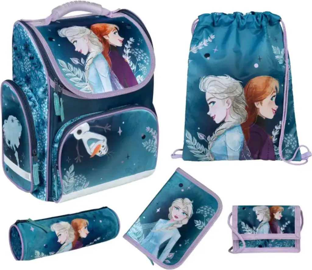 Sac scolaire Reine des Neiges - Cartable Undercover CLOU Set, 5 pièces
