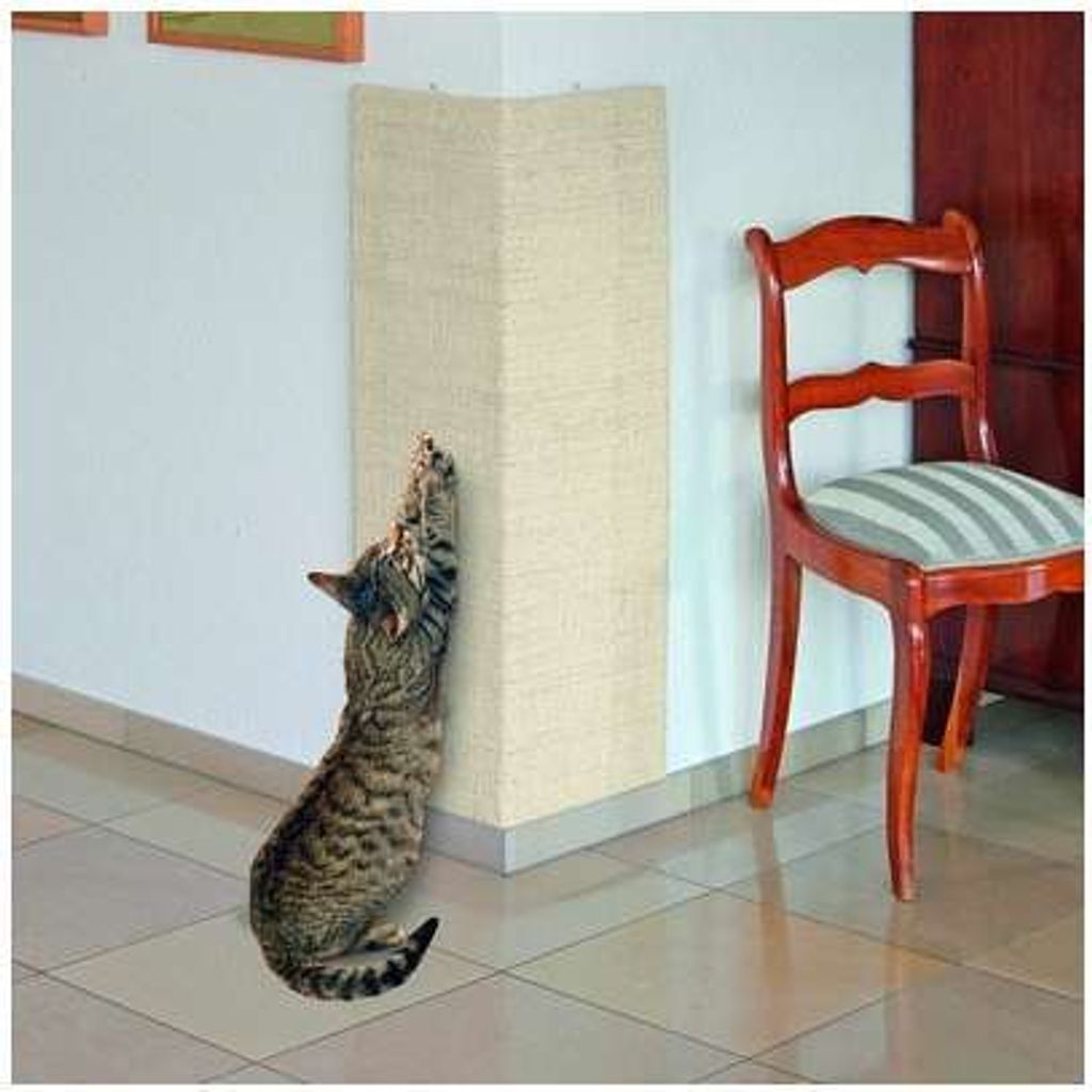 Karlie Sisal Kratzbrett beige 28 x 28 x 80 cm Produktbild 