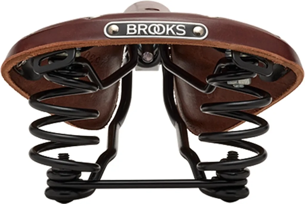 Selle Brooks Flyer B396H00A07205 Finie les Douleurs à Vélo Marron