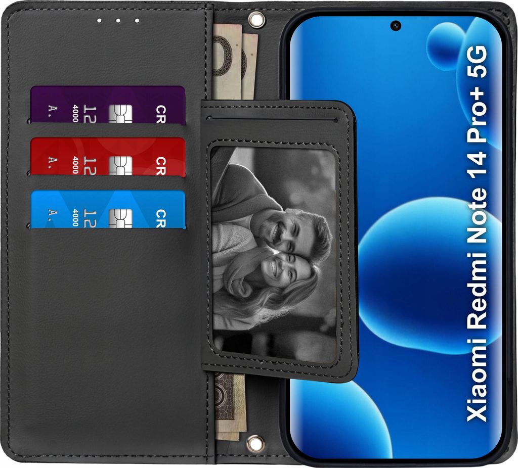 Klapphülle für das Xiaomi Redmi Note 14 Pro+ Plus 5G mit Magnetverschluss
