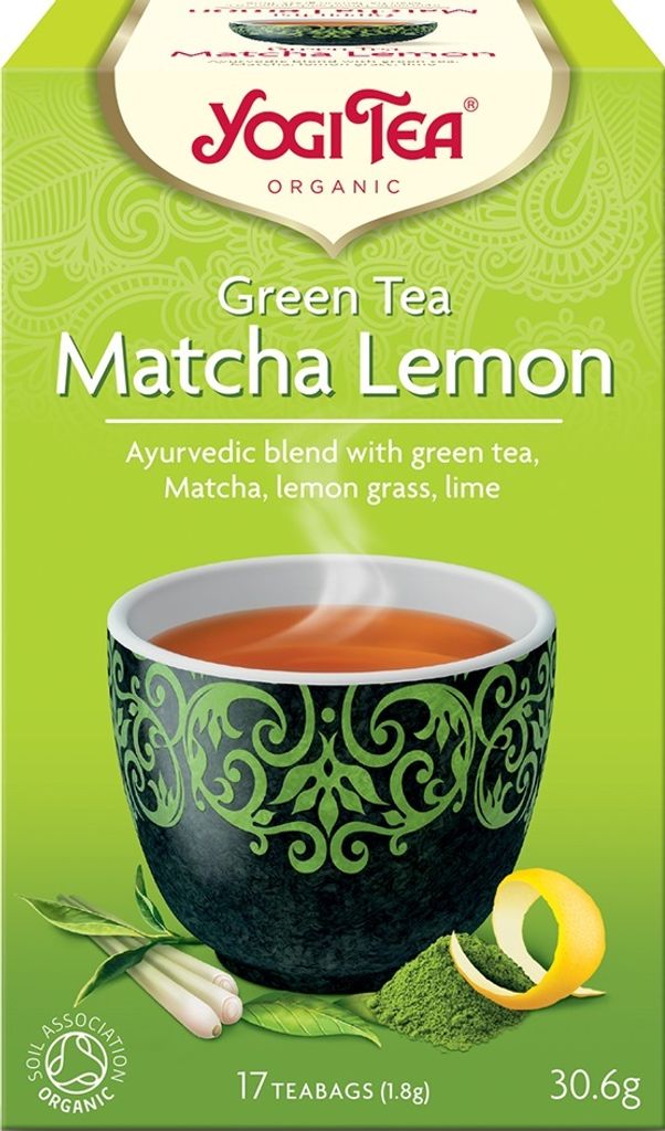 Yogi Tea®Ajurvédský zelený čaj matcha, citron (17ks), 44928 Obrázek produktu 