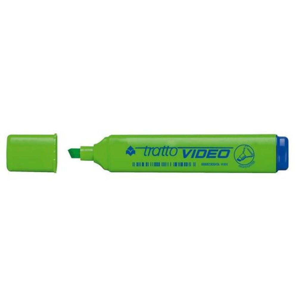 Tratto Video Marker 12 Stück(e) Meißel Grün