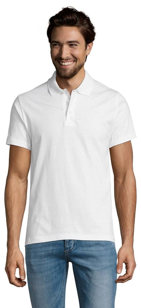 SOLS - "Prescott" Poloshirt für Herren LT2057 (3XL) (Weiß)