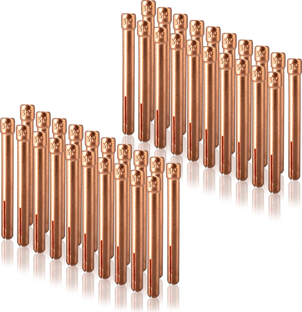 STAHLWERK 40er Set Spannhülsen 3,2 mm WP SR Binzel 17 18 26
