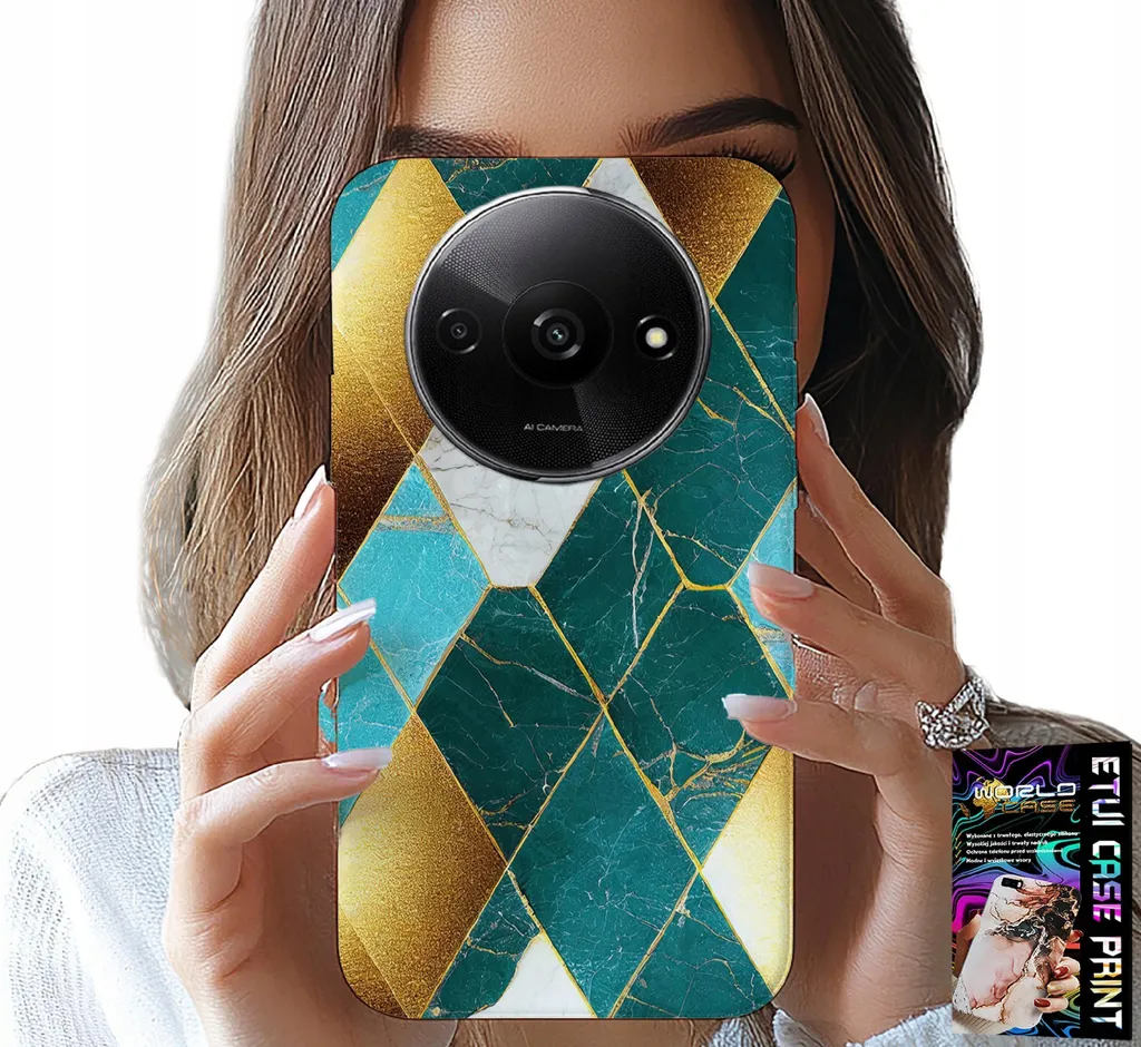 Cover Xiaomi Redmi A3 Fashion Look - Kit Custodia + Vetro Protettivo