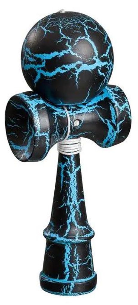 Philos 3803 - Kendama, schwarz blau, Geschicklichkeitsspiel