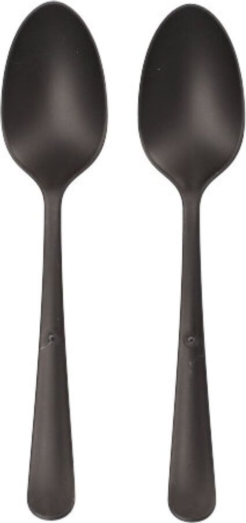 PAPSTAR 96528 PAPSTAR Mehrweg-Löffel, Kunststoff schwarz, Immagine del prodotto 