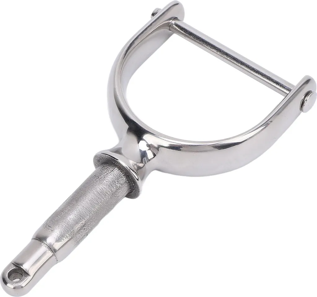 Dame de nage et verrou de gouvernail latéral en acier pour petit bateau - 4