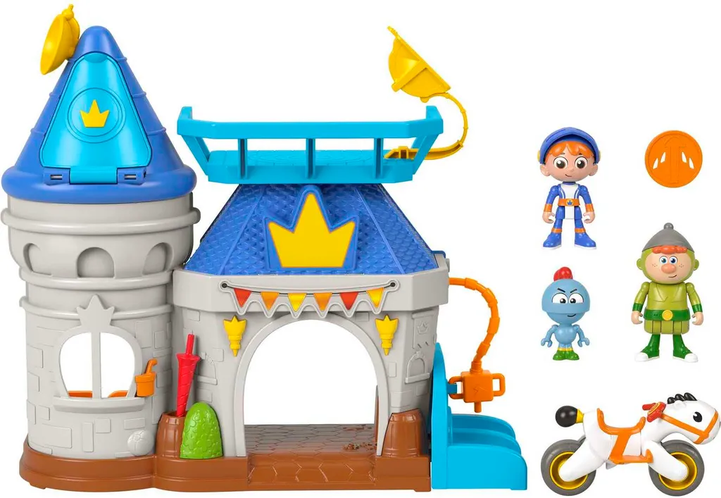 Figurine de Chevalier Gus Fisher-Price : Jouet d'Action avec Épée Laser