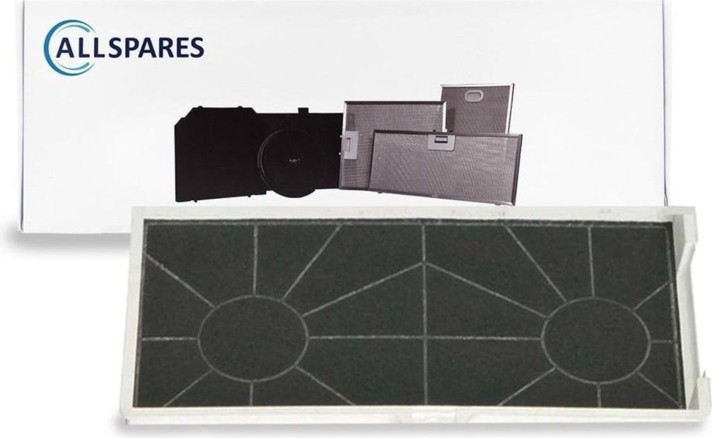 AllSpares Aktivkohlefilter für Dunstabzugshauben geeignet für Bosch Balay