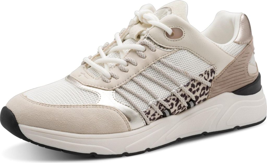 Tamaris Damen Low Sneaker Low Top 1-23762-44 Creme