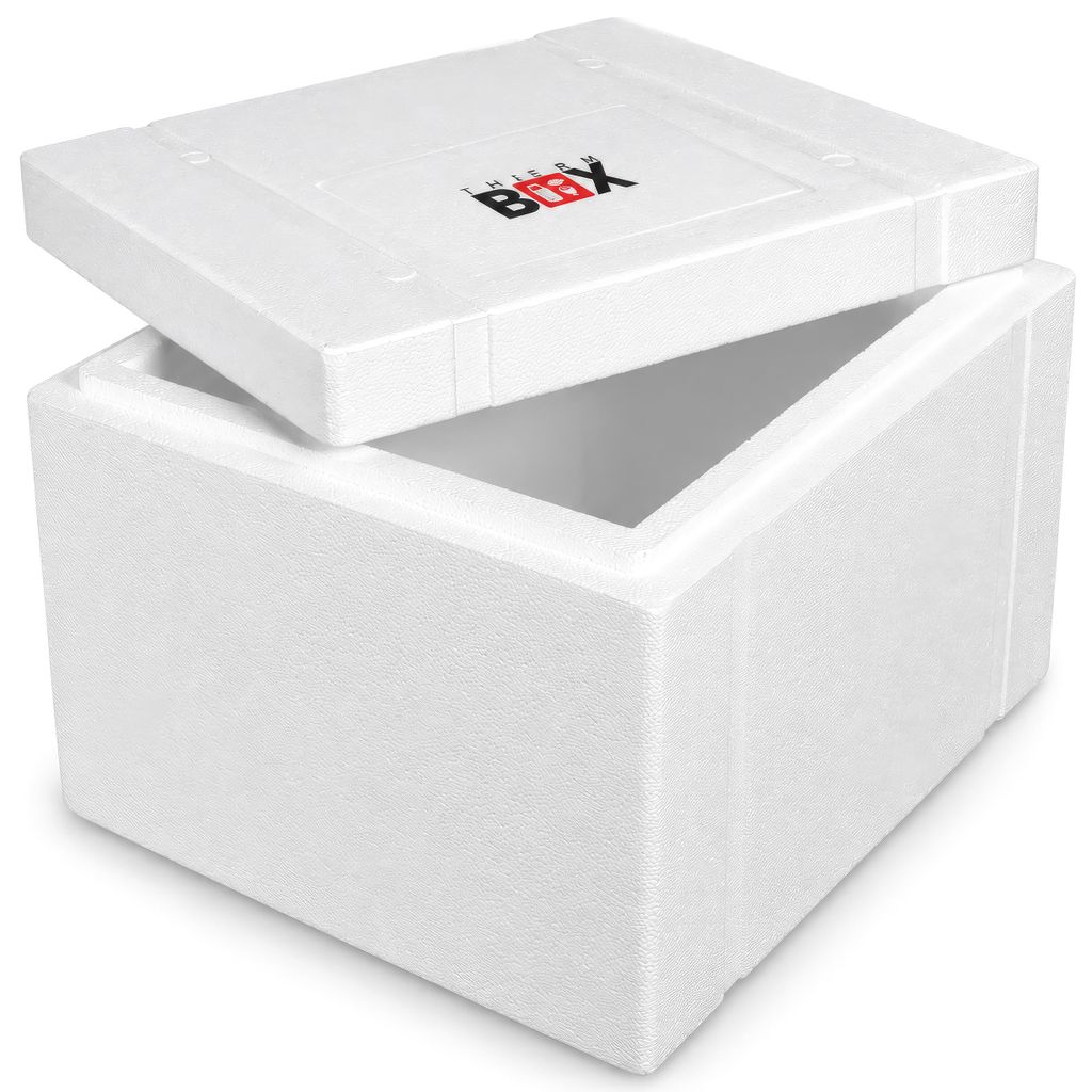 THERM BOX 53W Styroporbox 53 Liter Innen 47,5x38x29,5cm Produktbild 