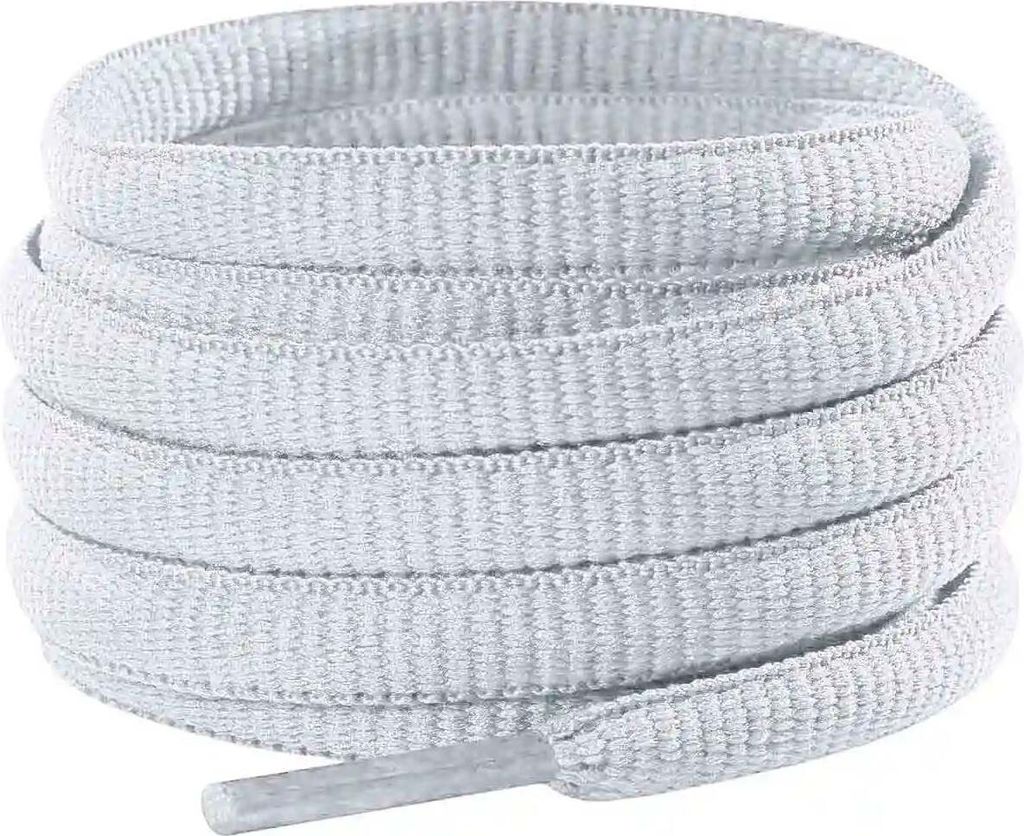 Ovale Schnürsenkel für Laufschuhe - Weiss - 120 cm