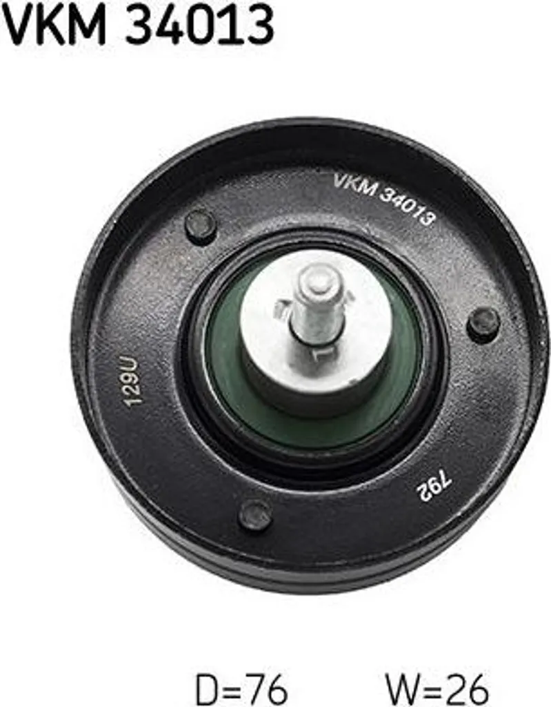 Pièce Auto SKF VKM 34013 : Galet de Renvoi pour Courroie Ford 6482249