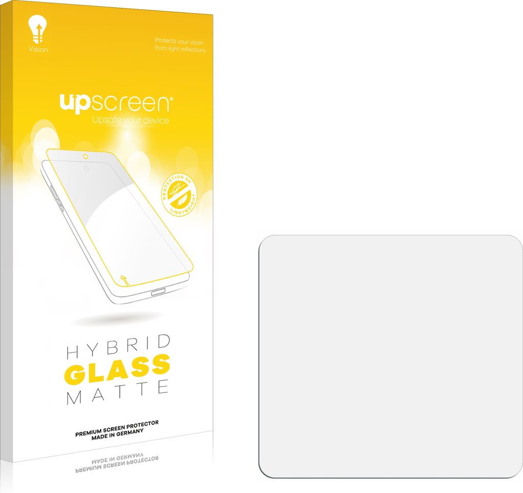 upscreen Entspiegelungs Schutzglas für Samuliy Bike computer Schutzfolie Panzer Folie Glas Display Schutz matt