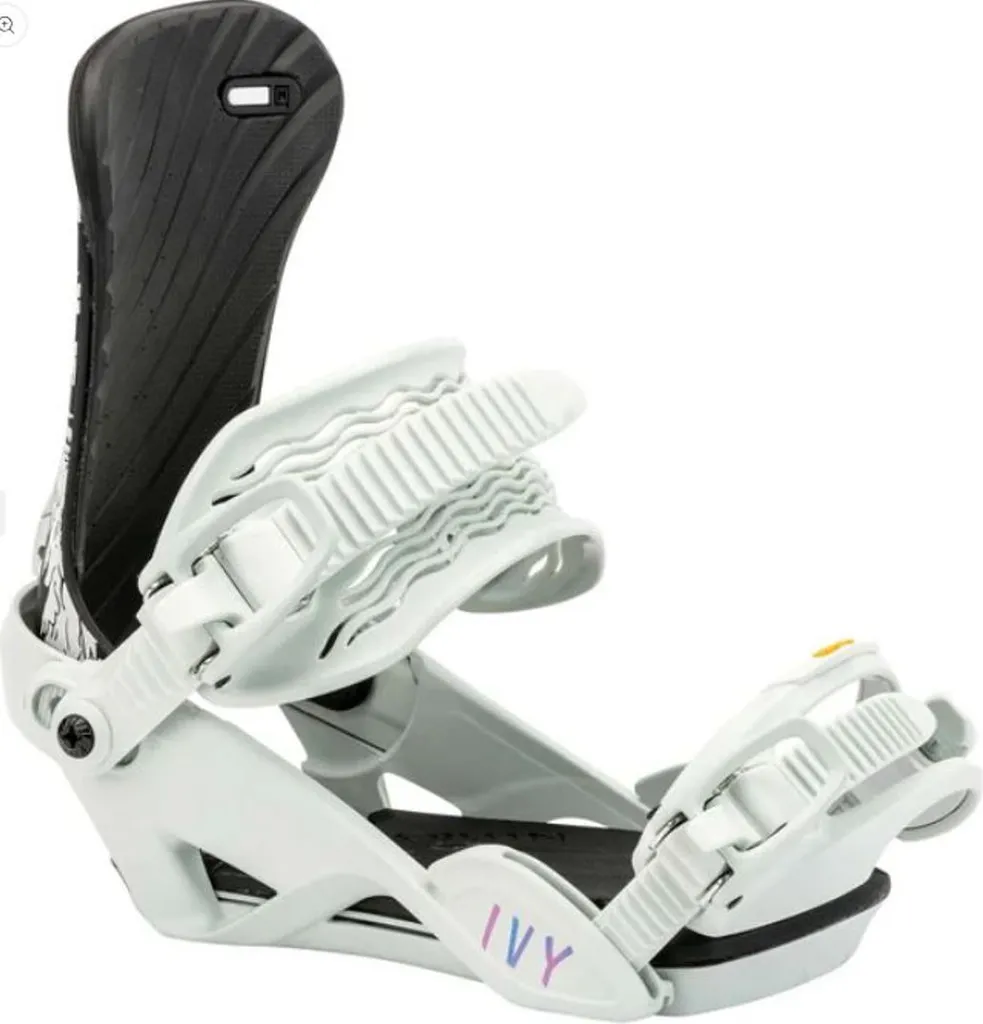 Fixation de snowboard femme Nitro IVY Raven S/M idéale pour toutes les pistes