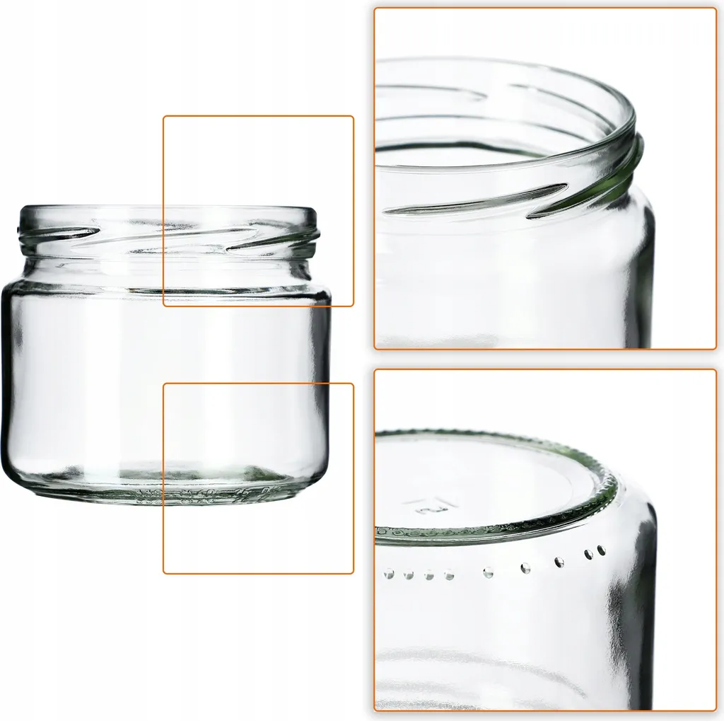 Set 50 Barattoli Vetro 330ml KADAX per Marmellata e Conserve Alimentari - 2