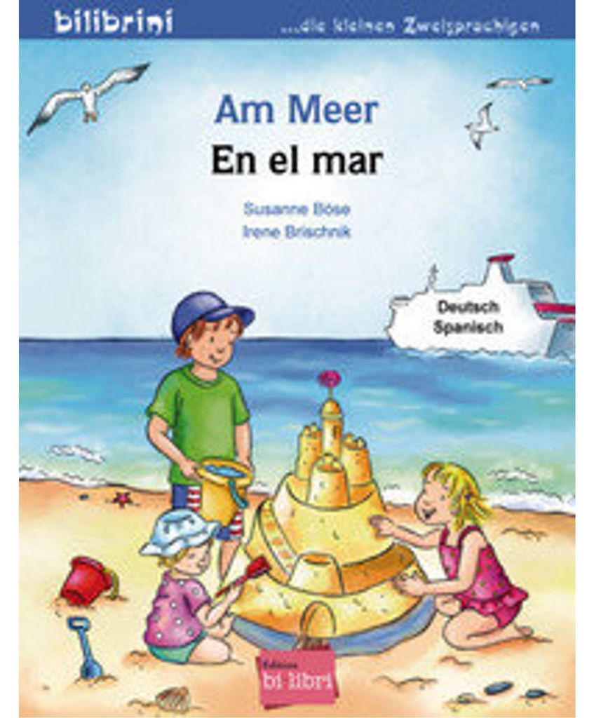 Am Meer. Kinderbuch Deutsch-Spanisch