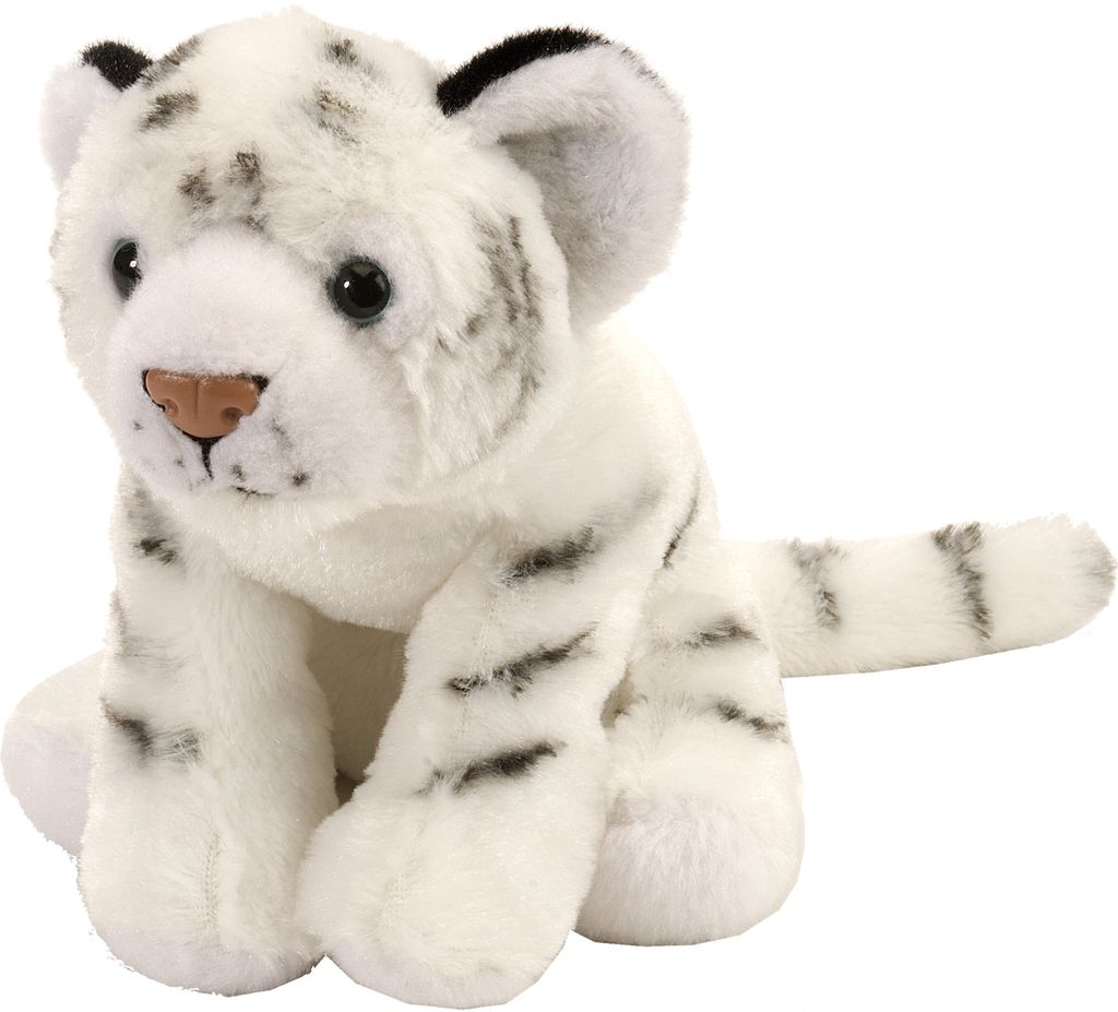Wild Republic Plusch Pluschtier weiser Tiger - 20cm - gestreift
