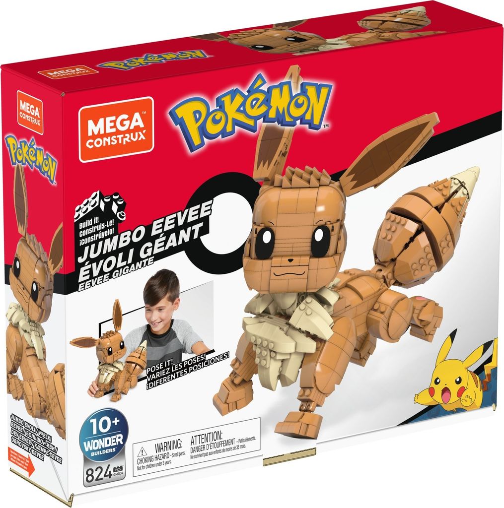 Pokémon Mega Construx - Jumbo Eevee Obrázek produktu 14