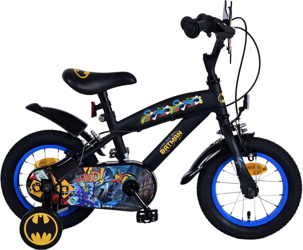 Vélo de loisir enfant 12 pouces Batman Volare pour apprendre à rouler